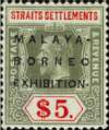 Malaya-Borneo Exhibition $5
