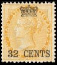 Stamps of India Overprinted 25c
